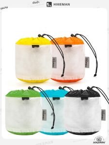 HIKEMAN กระเป๋าเดินทางกลางแจ้ง 15D ซิลิโคนไนลอนกันน้ําเศษซากกระเป๋าเสื้อผ้าอุปกรณ์อาบน้ํากระเป๋า