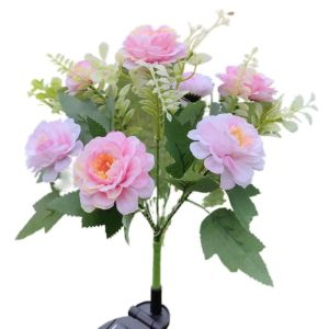 Đèn LED Năng Lượng Mặt Trời Hình Hoa Hibiscus Trang Trí Sân Vườn Đèn Cảnh Quan Ngoài Trời Phong Cách Hiện Đại