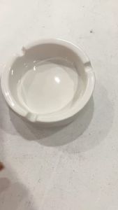 Gạt Tàn Sứ Trắng Tròn Cao Cấp-Gạt Tàn Dùng Cho Quán Nước