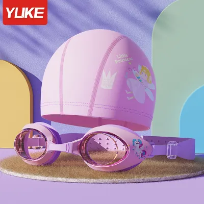 YUKE | Waterproof Fog-resistant Clear Childrens Swim Goggles