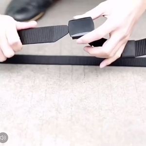 Wide Nylon Tactical Casual Versatile Mens Belt Outdoor Metal-Free Canvas Military Training Belt Tali Pinggang男士腰带