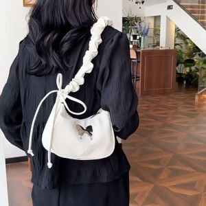 Túi xách đeo chéo thời trang nữ túi đeo vai quai nhúm hoạ tiết Hồ Điệp dễ thương Thanhthushop68 940