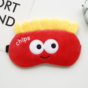 Cute Calorie Food Heat and Clod Applications Eye Mask Sleep Shading and Ventilation Male and Female Students Eye Shield Relieve Eye Fatigue