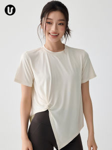 Womens Loose Drying Yoga T-shirt for Training