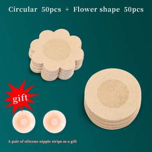 00 Pieces of Cloth Breast Patches Nipple Covering Patches Womens Disposable Breast Patches Breast Petals Invisible Breast Pad Patches