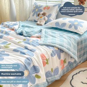 KAMONI | Cool Summer Thin Bed Blanket Machine Washable