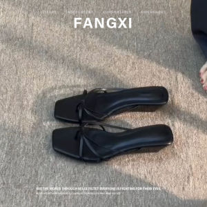 New Summer Roman Style Toe-Post Sandals Mid-Heel