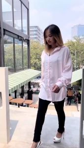 JOSU - Dexy Loose Oversize / OOTD Wanita Kemeja TALITHA / Kemeja EVINA Oversize Kasual Polos
