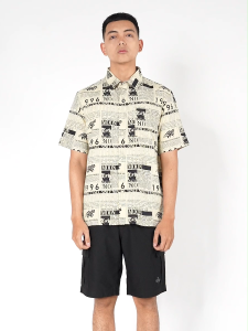 3Second Kemeja Pria Lengan Pendek Regular Fit Rayon Full Print Circulo HP-C070225