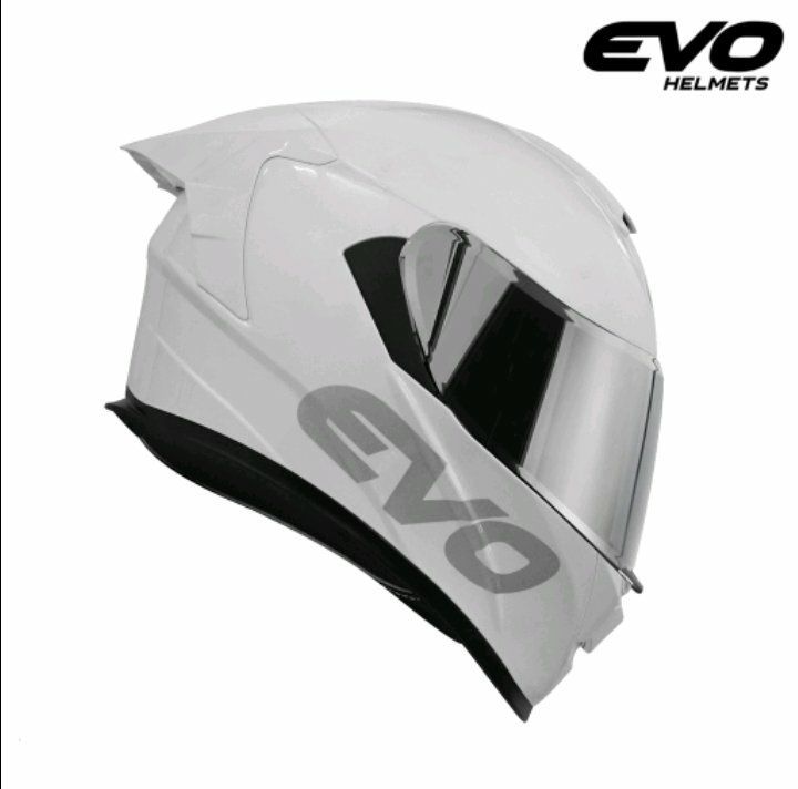 White cheap evo helmet