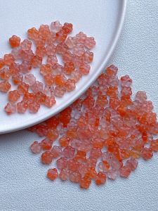 Đá Tự Nhiên Trôi Mã Não Đỏ Khắc Hoa Mận Nhánh Tự Làm Phụ Kiện Trang Sức Handmade Đính Hạt Vòng Tay