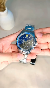Jam Tangan Pria Dewasa Analoq Rantai Stainless Steel Terbaru 2025