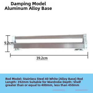 Damping Extendable Pull-out Top-mounted Pants Hanger