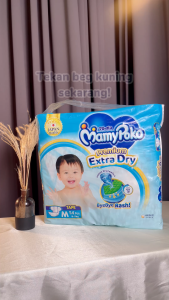 MamyPoko Extra Dry Skin TAPE (NB44/ S38/ M34/ L30/ XL26/ XXL22) COTTON PACKAGING | HUSHABUY