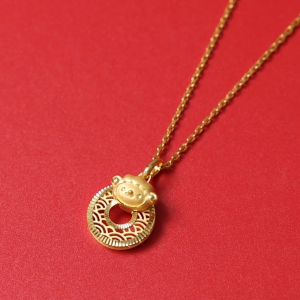 Chow Sang Sang 周生生 999 24K Pure Gold Price-by-Weight 2.99g Gold Pendant 94416P