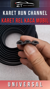 Karet Run Channel Karet Beludru Rel Kaca Mobil Universal Panjang 285 meter