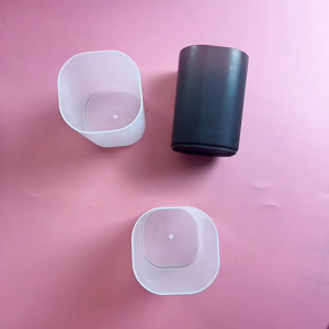 BDO กระบอกปากกาโปร่งใสสไตล์มินิมอลสำหรับโต๊ะทำงานและอุปกรณ์สำนักงาน