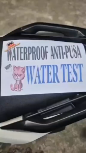 ANTI PUSA UNIVERSAL MOTOR SEAT COVER ANTI KALMOT WATER PROOF