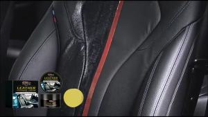 RAYHONG | Car Leather Cleaner Restorer Polish for Steering Wheel Seats Stain Removal Vehicle Interior Leather Plastic Refurbish Care Balm