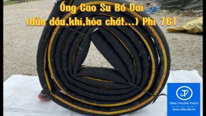 Ống cao su bố vải KT phi 90MM Nhập Khẩu - Ống Chống Phá Chống Nổ Việt Úc
