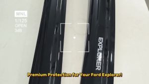 CPO Rain Visor Explorer 2011-2019: Black 1.8MM Rain Protection Accessory