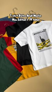 Kaos Dakwah Anak Laki-laki 1-14 Tahun Motif Streetwear dakwah Muslim Warna Putih