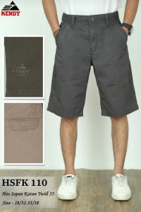 Celana pendek KENDY polos (Lingkar kancing) HSF // Celana Pendek Chnio KENDY lingkar kancing HSF