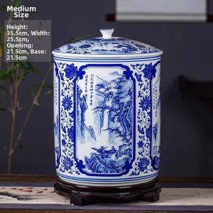 Ceramic Pu-erh Tea Storage Jar Large Capacity Sealed