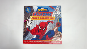 Marvel Spiderman Amazing Floor Colouring Book with Search & Find For Kids