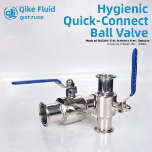 DANBIYIN | Food Grade Quick Open Clamp Style 316 Stainless Steel Ball Valve