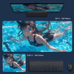 Mouse Pad Oversized Detective Conan Computer Keyboard Pad Cartoon Office Mouse Pad Boys Only for E-Sports Table Mat