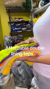 BUY 1 TAKE 1 (2PCS)  DOUBLE  LINING BASIC TOPS FOR WOMENS