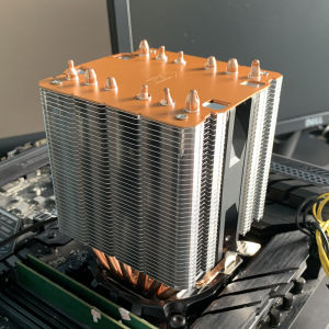 ชุดระบายความร้อนซีพียูแบบลม 6 ฮีทไปป์ สำหรับซีพียู Intel LGA 1700 2011 1200 1366 115X X79 X99 และ AMD AM3 AM5 AM4