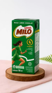 Susu Millo UHT ukuran 180 Ml rasa coklat 1 dus isi 36 pcs