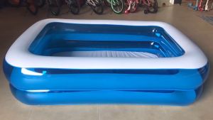 สระน้ำเป่าลม 2 เมตร สระน้ำ ขนาด:200cm x140cm x40cm (ยาว 2.ม. กว้าง1.4ม. สูง40ซม.) และขนาด2.1เมตร ขนาด210cmx140cmx55cmไม่มีแถมกล่อง