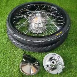 Bánh căm dành cho các dòng honda wave dream 2 thắng đùm phanh cơ trước sau full đầy đủ vỏ ruột như hình HTH102 MSP 2246