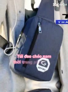 Túi đeo ngực đeo chéo nam thời trang phong cách Hàn Quốc 208188 xanh