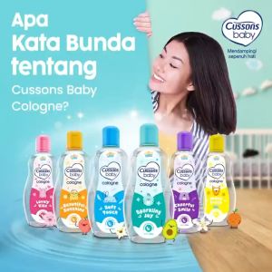 CUSSONS BABY Cologne 100ml || Minyak Wangi Bayi || Cheerful Smile || Beautiful Sunshine || Soft Touch || Sparkling Joy || Happy Fresh