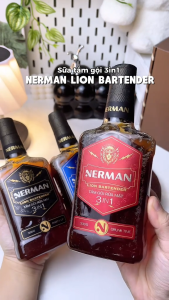 NERMAN Bộ Sữa Tắm Gội Nam 3in1 Nerman Lion Bartender 600gram