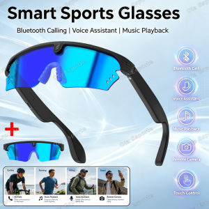 New Cycling Bluetooth Smart Glasses Technology Audio Call Remote Headset Sunglasses Sports Driving Music Earbuds Headphones Q01