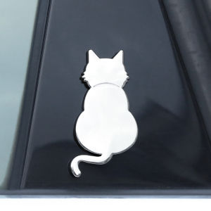 KASHISI | Cute 3D Metal Cat Car Stickers