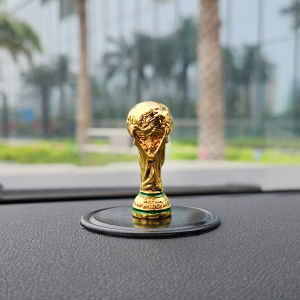 Creative World Cup Souvenir Football Model Cristiano Ronaldo Neymar Messi Figurine Car Decoration Gift round Shape Automobile Interior Accessories