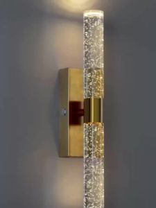 Đèn Tường LED Pha Lê Bắc Âu Sạc Lại Được Gắn Từ Tính Không Cần Lắp Đặt Kiểu Dáng Hiện Đại Chiếu Sáng Lên Xuống Dùng Cho Phòng Ngủ Phòng Khách Phòng Ăn