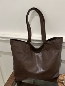 Túi Xách Da Mềm Thời Trang Cho Nữ 2024 Túi Tote Đeo Vai Dung Tích Lớn Đơn Giản Mới Về Đi Làm Thường Ngày Túi Xách Mềm Mại