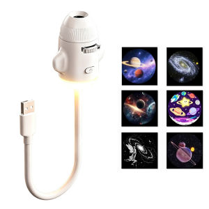Donirt | Đèn Chiếu Hình Thiên Hà 2 Trong 1 Có Thể Điều Chỉnh Độ Nét Đèn Ngủ Tạo Không Khí Sao Đèn Trang Trí Trần Xe Đèn Ngủ USB Di Động