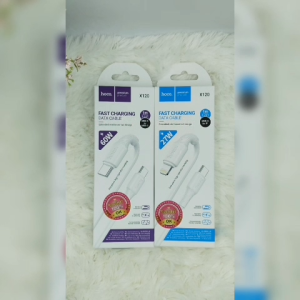 สายชาร์จ Hoco X120 Fast Charging Data Cableทั้ง 2 รุ่น C to iP 27W และ C to C 60W ใช้กับ iPhone iPad iPod Android
