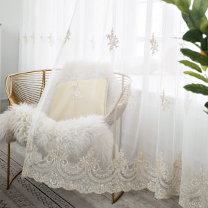 Finished French Princess Lace Star Curtain