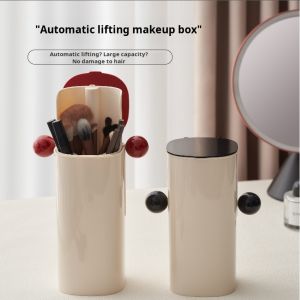 Desktop Auto Lift Cosmetic Organizer: A Dustproof Storage Solution
