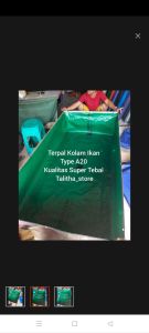 TERPAL KOLAM IKAN TYPE A20 SUPER TEBAL P 400 L100 T 100