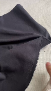Vải Linen Bột Màu Đen Tuyền Chất Cotton 100% - Mềm Mỏng Đàn Hồi Nhẹ Khổ 1m45 - May Đồ Bộ Áo Kiểu